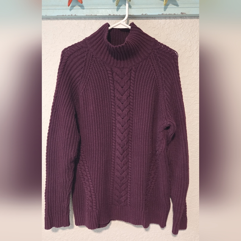 Lululemon Burgundy Knit Sweater